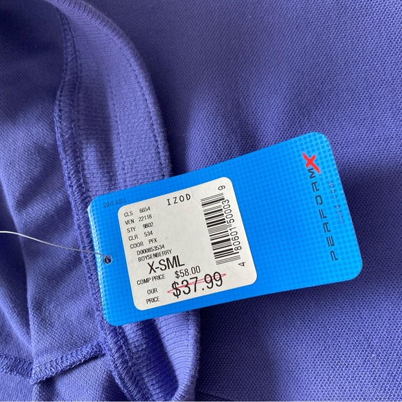 NWT Izod Purple Capri Jogger, Size XS - Picture 9 of 10
